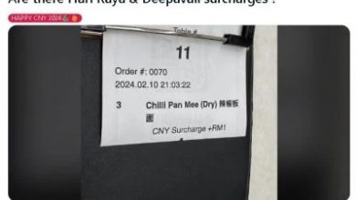 Photo of 餐廳徵收“CNY附加費1令吉”  網民反應兩極化