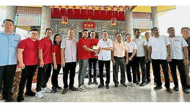 Photo of 新芭底東海宮慶神誕 布施201人米糧