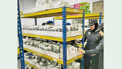 Photo of 丹貿局取締商店 起265冒牌手機零件