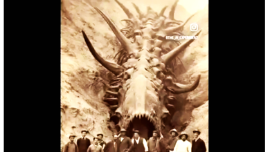 Photo of 獲逾72萬次瀏覽 人與龍骨合照 AI生成