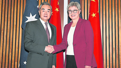 Photo of 王毅晤黃英賢 中澳恢復各領域對話