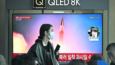 Photo of 時值布林肯訪韓 朝發射3枚彈道導彈