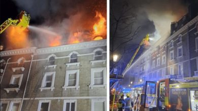 Photo of 倫敦高檔地段公寓大火 11人送醫130人疏散