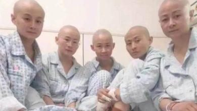 Photo of 小姐弟嚴重燒傷 母親與4阿姨剃光頭捐膚 網讚：最美5朵金花