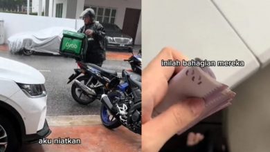 Photo of OKU騎士冒雨送餐獲RM300小費 顧客：他比我們更努力！