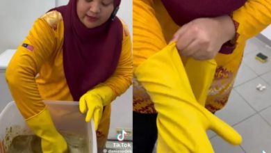 Photo of 婦女穿黃色手套腌制食物 衛生部：大錯特錯！
