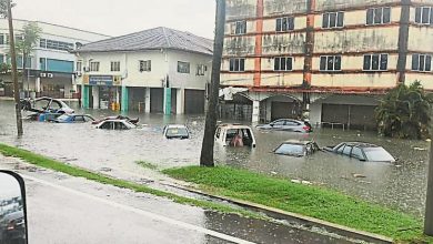 Photo of 大雨侵襲至少8車泡水 雙溪毛糯多區水災