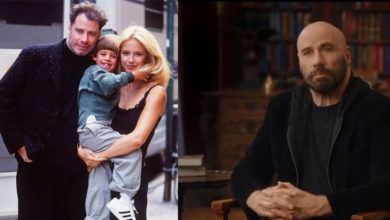 Photo of 分享舊照紀念已故妻兒 70歲John Travolta”你每天都在我身邊’