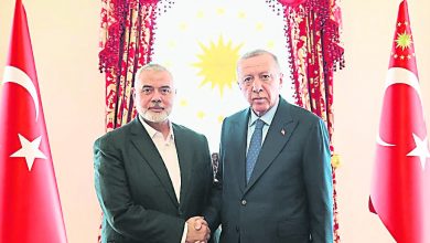 Photo of 土耳其總統晤哈馬斯領袖 促勿讓以從與伊互襲受益