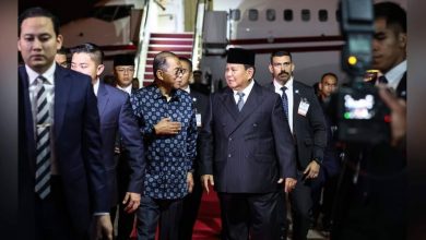 Photo of 印尼候任總統普拉博沃抵馬 展開特別訪問