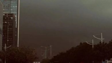 Photo of 廣州暴雨白天秒變黑夜 白雲機場多個航班延時