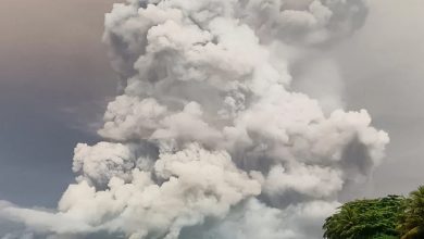 Photo of 印尼魯仰火山再度大規模噴發 噴煙高達19公里