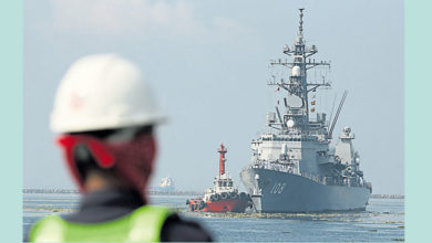 Photo of 美日澳菲南海軍演 解放軍同步海空戰巡