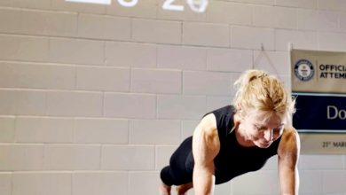 Photo of 【視頻】加拿大58歲女子 “棒式”撐4小時30分打破世界紀錄