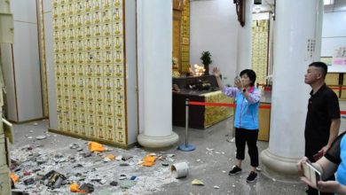 Photo of 再有骨灰塔遭殃 這次更多骨灰罈震落 祖先全混一地