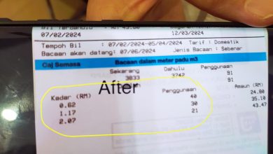 Photo of 每月最低收費RM6.20生效後 用戶最新水費單爆漲100%