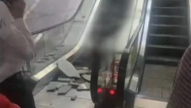 Photo of 重慶地鐵站落磚砸傷孕婦 大人仍在ICU 7個月大胎兒未保住