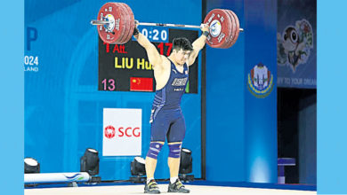 Photo of 舉重世界杯男102公斤級 劉煥華破世界紀錄奪冠