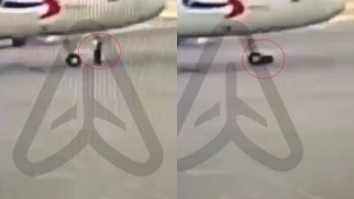 Photo of 飛機輾過地勤 機長被捕