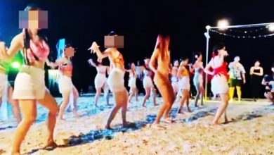 Photo of 浪中島沙灘狂野派對 女穿太清涼惹議 登政府將傳召度假村負責人