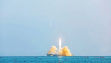 Photo of 中國週二起一連4天 黃海水域進行海上火箭發射