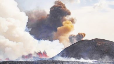 Photo of 冰島雷恰角半島發生火山噴發