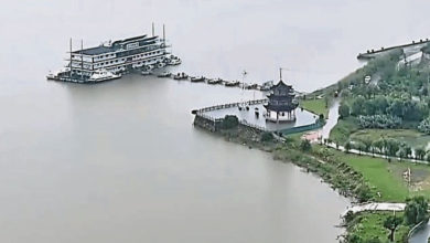 Photo of 長江中下游強降雨持續 鄱陽湖水位超警戒線