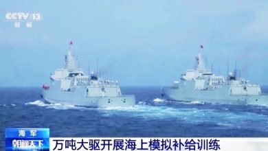 Photo of 中國3艘萬噸驅逐艦 南海訓練6天 劍指美軍演