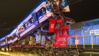 Photo of 智利火車迎頭對撼“疊羅漢”致2死 9傷者包括4華人