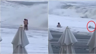 Photo of 情侶海邊嬉鬧 大浪捲走女子溺斃