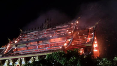 Photo of 泰國清萊知名佛寺半夜遭祝融 損失達1283萬