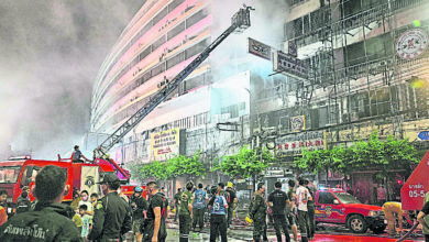 Photo of 曼谷唐人街大火30傷