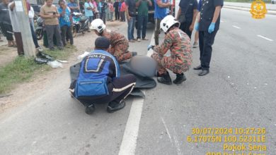 Photo of 騎摩多被車撞 爺孫一死一傷