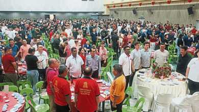 Photo of 大路後鄭亞峇花園盂蘭勝會 聯歡宴唱國歌賀國慶