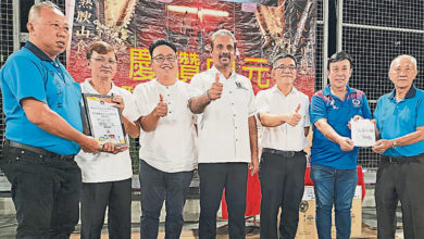 Photo of 【阿依淡慶贊中元理事會中元宴】黃順祥：除非特殊情況 原地酬神最好