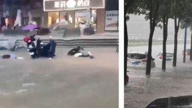 Photo of 連日暴雨市區多處水浸 廣州啓動Ⅱ級應急嚮應