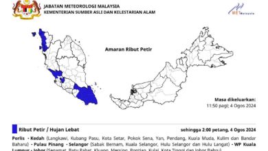 Photo of 氣象局第6次警報 檳吉玻等州 暴雨至下午2時