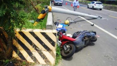 Photo of 貨櫃羅里勾電線扯斷電桿 教師騎摩多路過被砸死