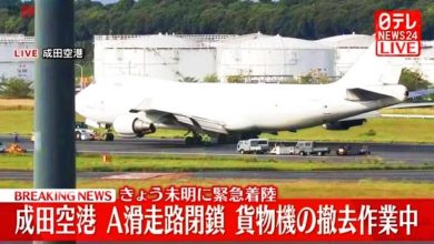 Photo of 貨機故障緊急降落成田機場 跑道一度關閉約7小時