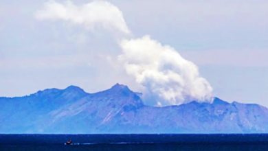 Photo of 白島火山噴發 紐西蘭航空取消班機