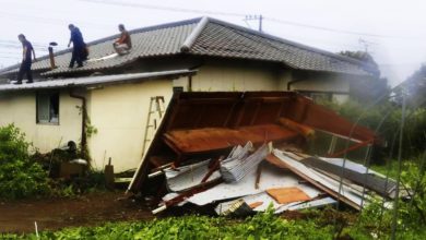 Photo of 【颱風珊珊襲日本】宮崎縣刮龍捲風 22人傷 自動販賣機也被吹倒