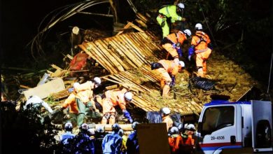 Photo of 超強颱風“珊珊”登陸日本 愛知縣山泥傾瀉3死