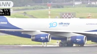 Photo of 飛機起飛時突故障 成田機場封閉跑道