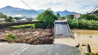 Photo of 仕林河橋塌175戶疏散 5天內搭建臨時橋