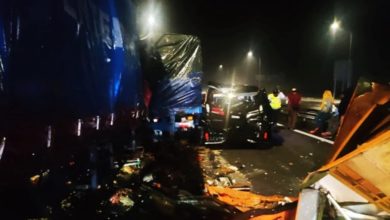 Photo of 南北大道5車連環撞1死 打巴至務邊左車道關閉