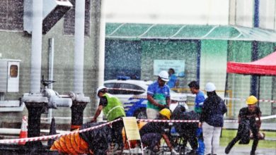 Photo of 【隆市地洞噬人】時雨時晴影響進度 搜救隊等涵井沖洗後再行動