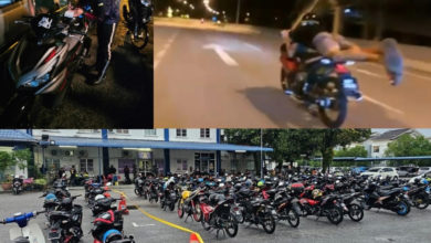 Photo of 警徹夜不睡守10小時逮道路流氓 捕105巫裔 20華裔 86印裔 18學生