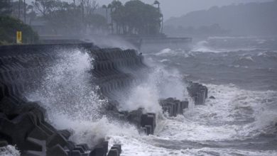 Photo of 颱風珊珊接近鹿兒島  使館促當地大馬人警惕