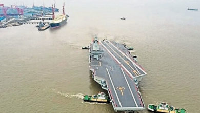 Photo of 長江口交通管制 傳福建號第4次海試