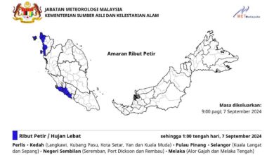 Photo of 氣象局:檳吉玻等地區 雷雨強風至下午1時